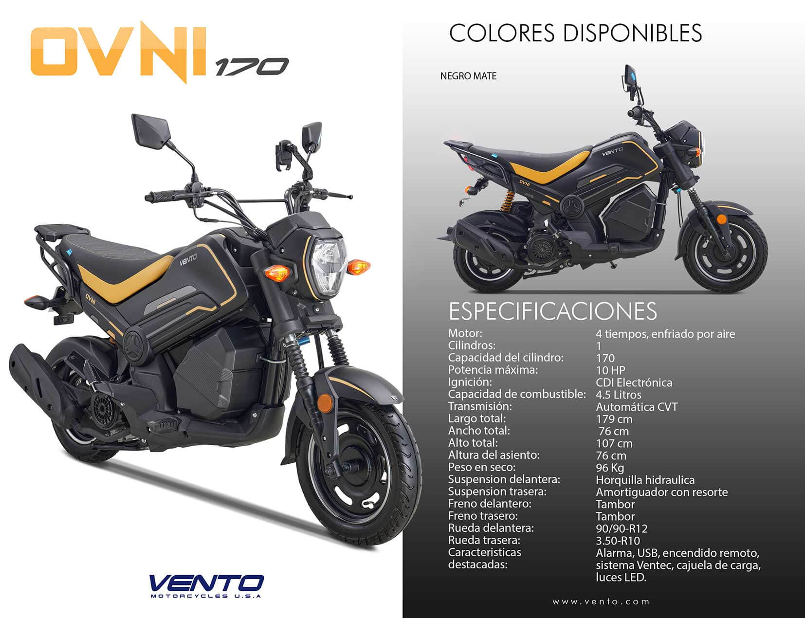 Ovni 170 – Vento Motorcycles U.S.A